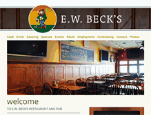 Tablet Screenshot of ewbecks.com